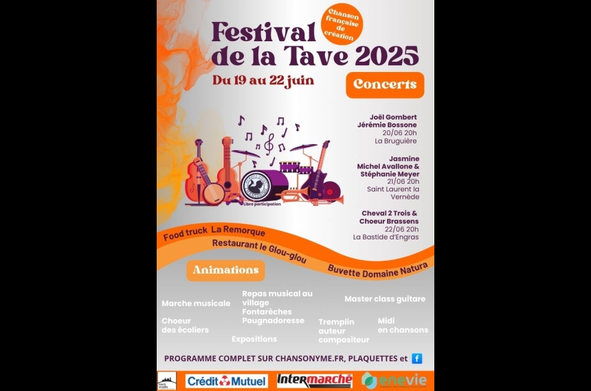 Festival de la Tave 2025 Festival de la Tave 2025
