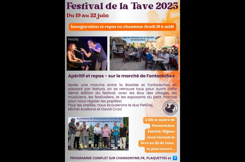 Inauguration et repas en chansons Inauguration et repas en chansons