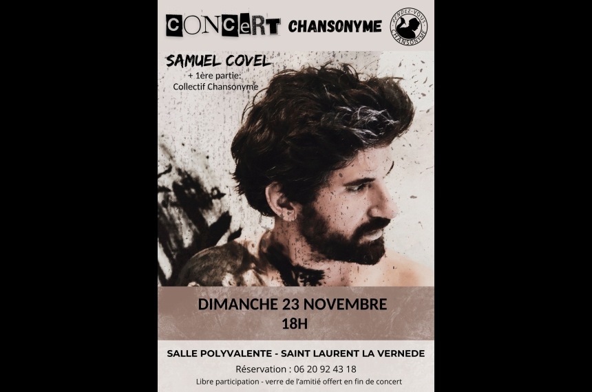 Concert Samuel Covel class= actu-3 Concert Samuel Covel