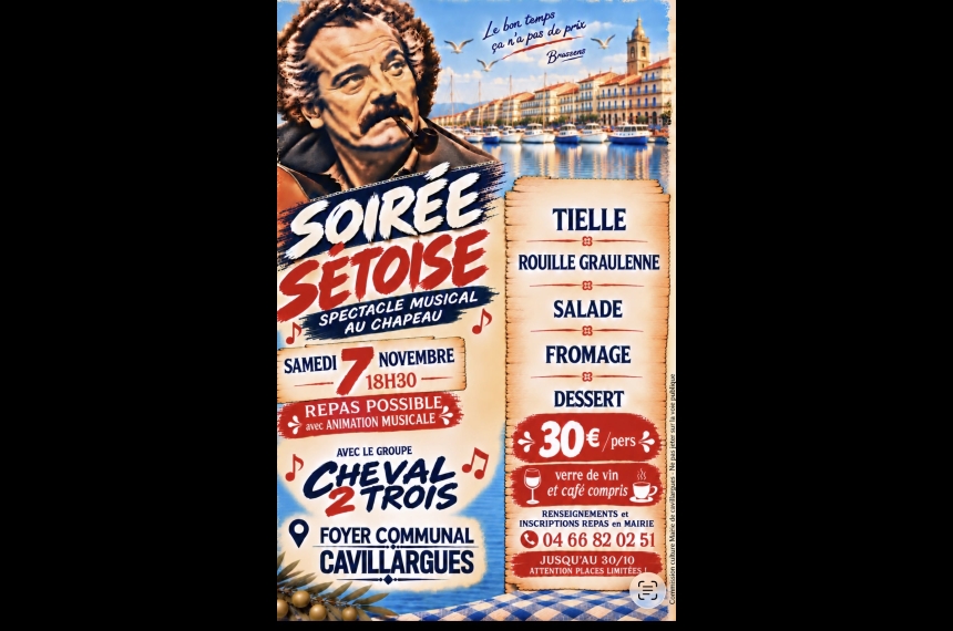 Une soirée sétoise avec Brassens et Cheval 2 trois